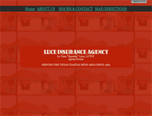 Tablet Screenshot of luceinsurance.com